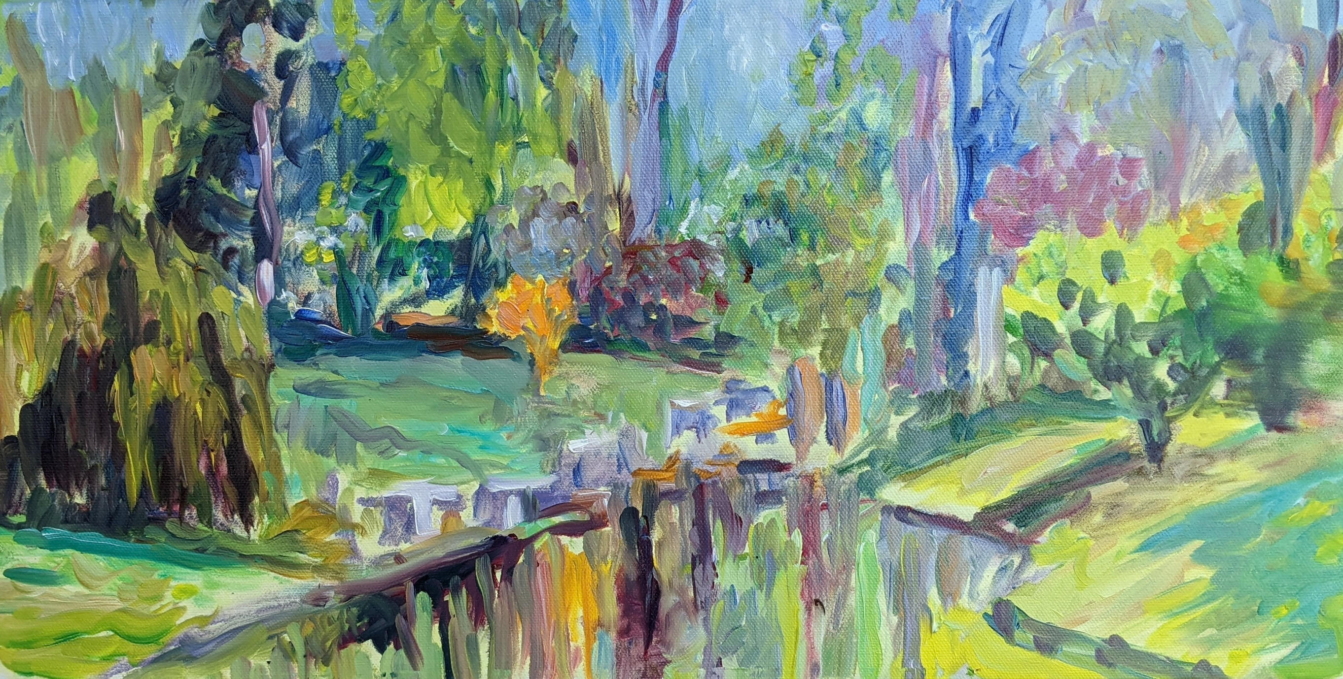 The Little Orange Tree - 10 x 20 - $400
