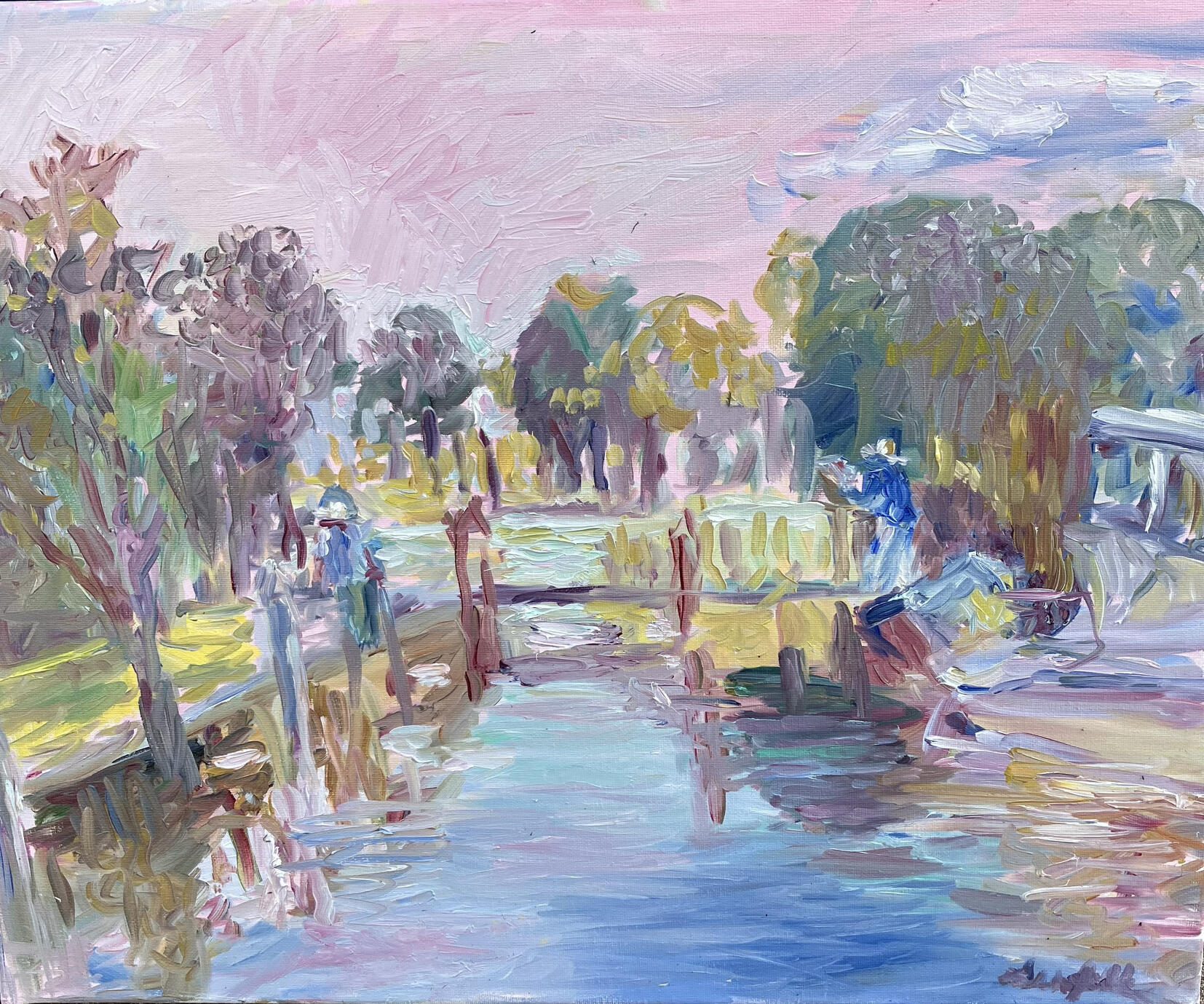A Pink Day in Rehoboth - 16 x 20 - $400