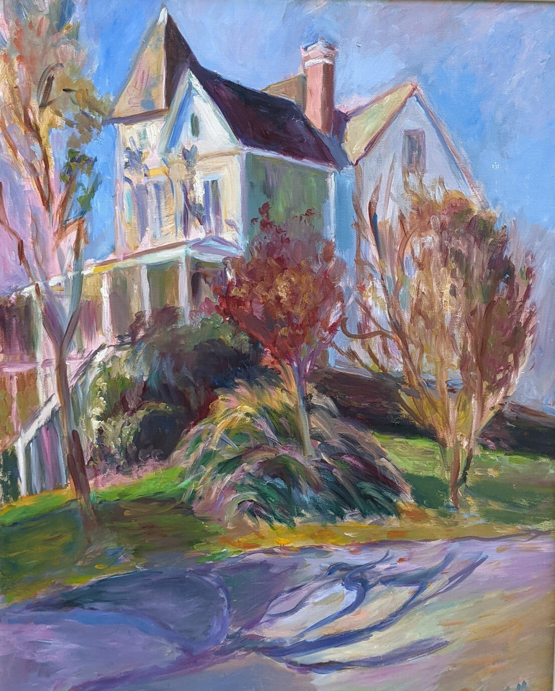 The House on the Hill - 22 x 28 - $600