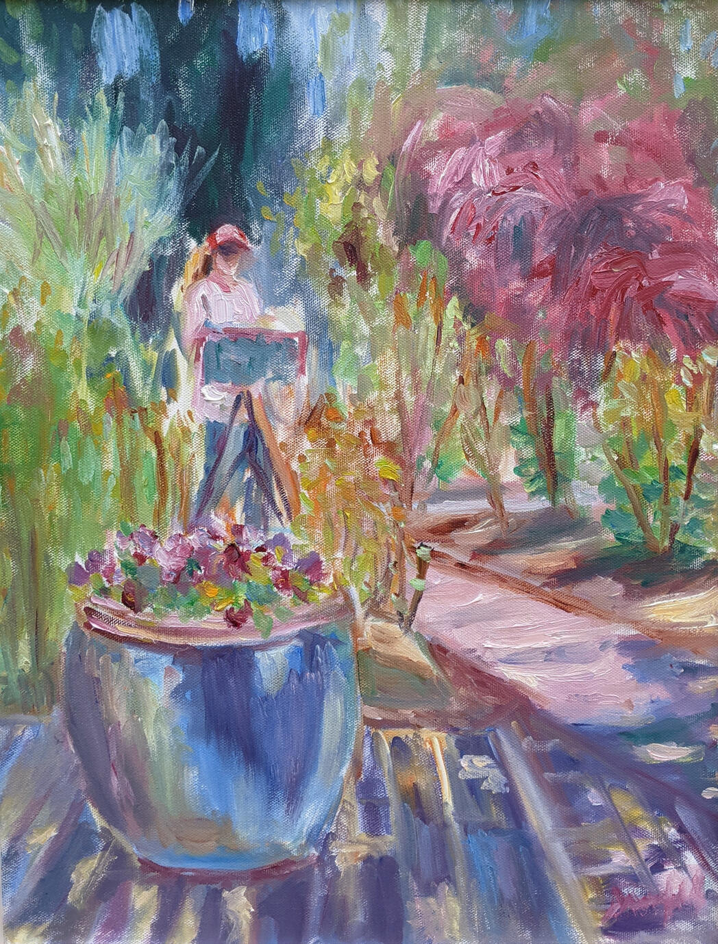 In the Garden - 14 x 18 - $650