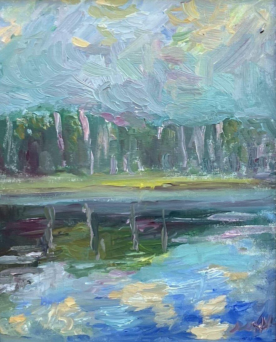 Cloud Reflection - 11 x 14 - $300